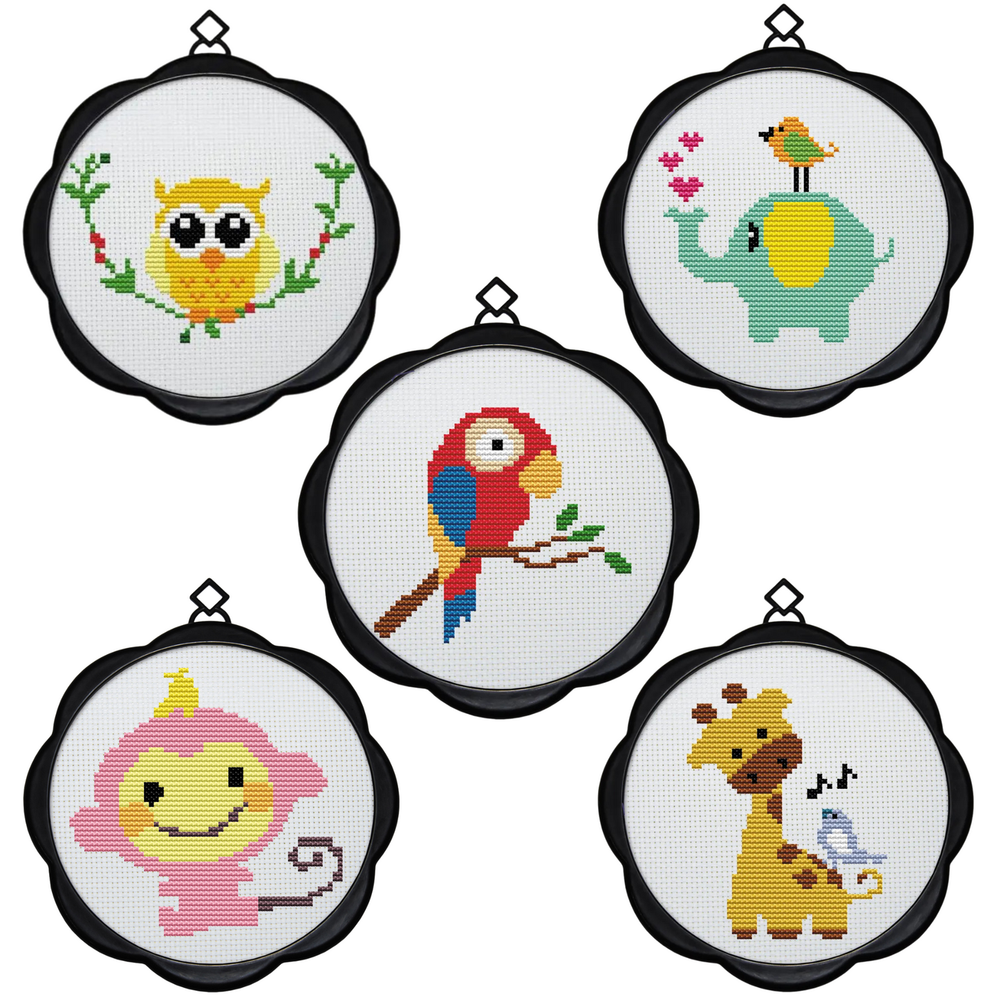 11ct Stamped Cross Stitch Kit Beginner Child Stamped Cross Stitch Kit, 11ct DIY Adult Beginner Counted Cross Stitch Easy Embroidery Set 2 Cross Stitch Cross Stitch Joy Sunday