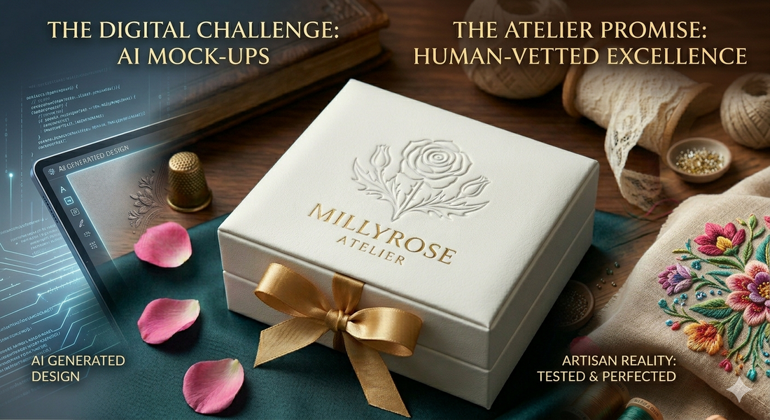 The Human Touch & Authenticity Over Algorithms: Keeping Needlework Real at MillyRose Atelier