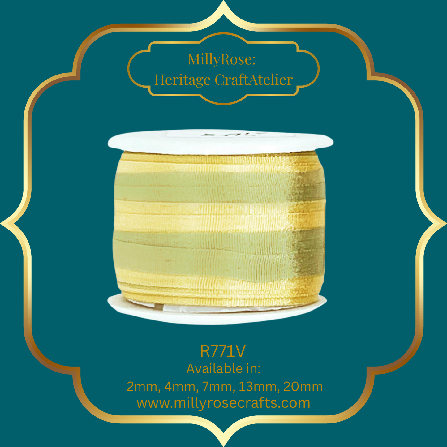 Hand-Dyed Style 100% Mulberry Silk Ribbon Variegated Artisan Collection 2mm,4mm,7mm,13mm,20mm width