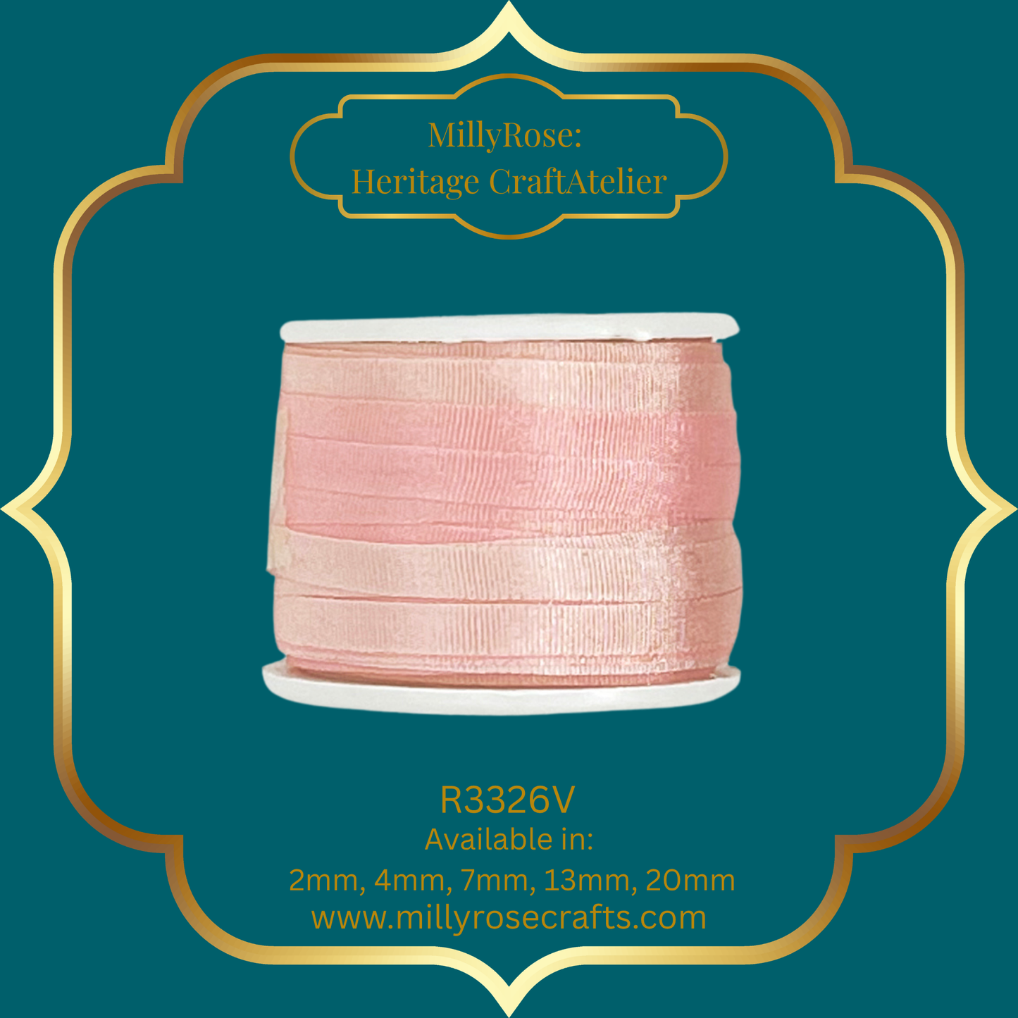 Hand-Dyed Style 100% Mulberry Silk Ribbon Variegated Artisan Collection 2mm,4mm,7mm,13mm,20mm width