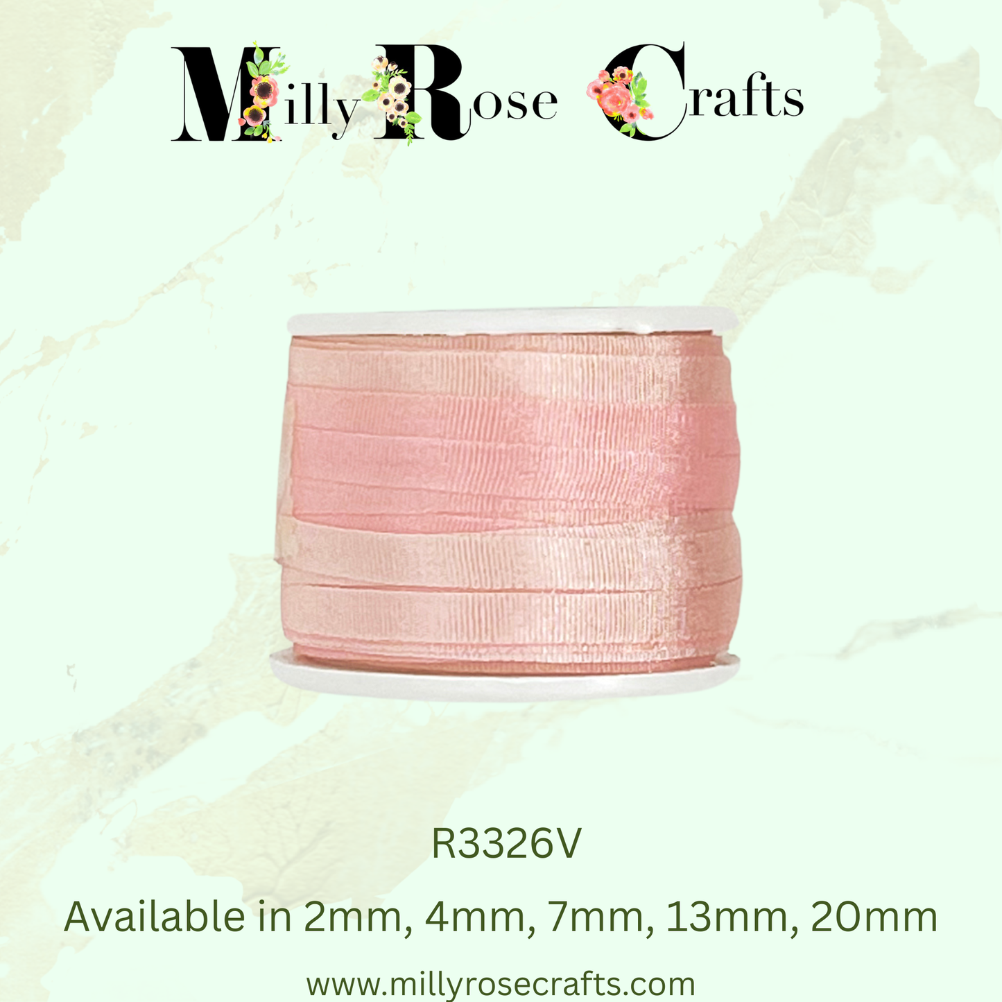 Hand-Dyed Style 100% Mulberry Silk Ribbon Variegated Artisan Collection 2mm,4mm,7mm,13mm,20mm width