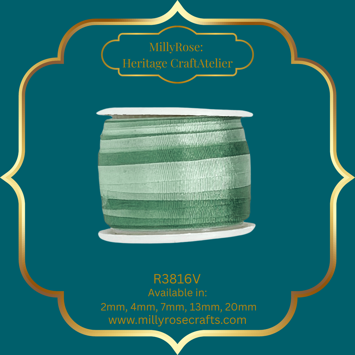 Hand-Dyed Style 100% Mulberry Silk Ribbon Variegated Artisan Collection 2mm,4mm,7mm,13mm,20mm width
