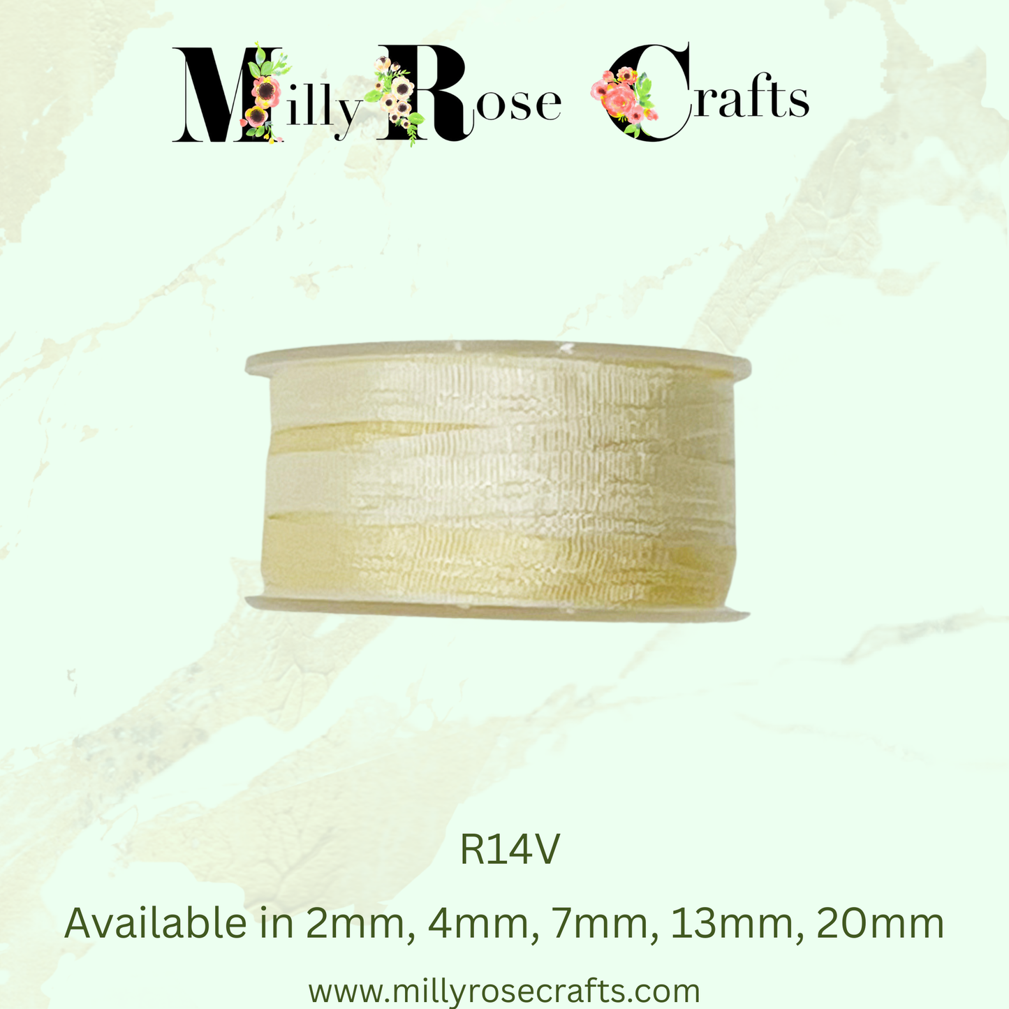 Hand-Dyed Style 100% Mulberry Silk Ribbon Variegated Artisan Collection 2mm,4mm,7mm,13mm,20mm width