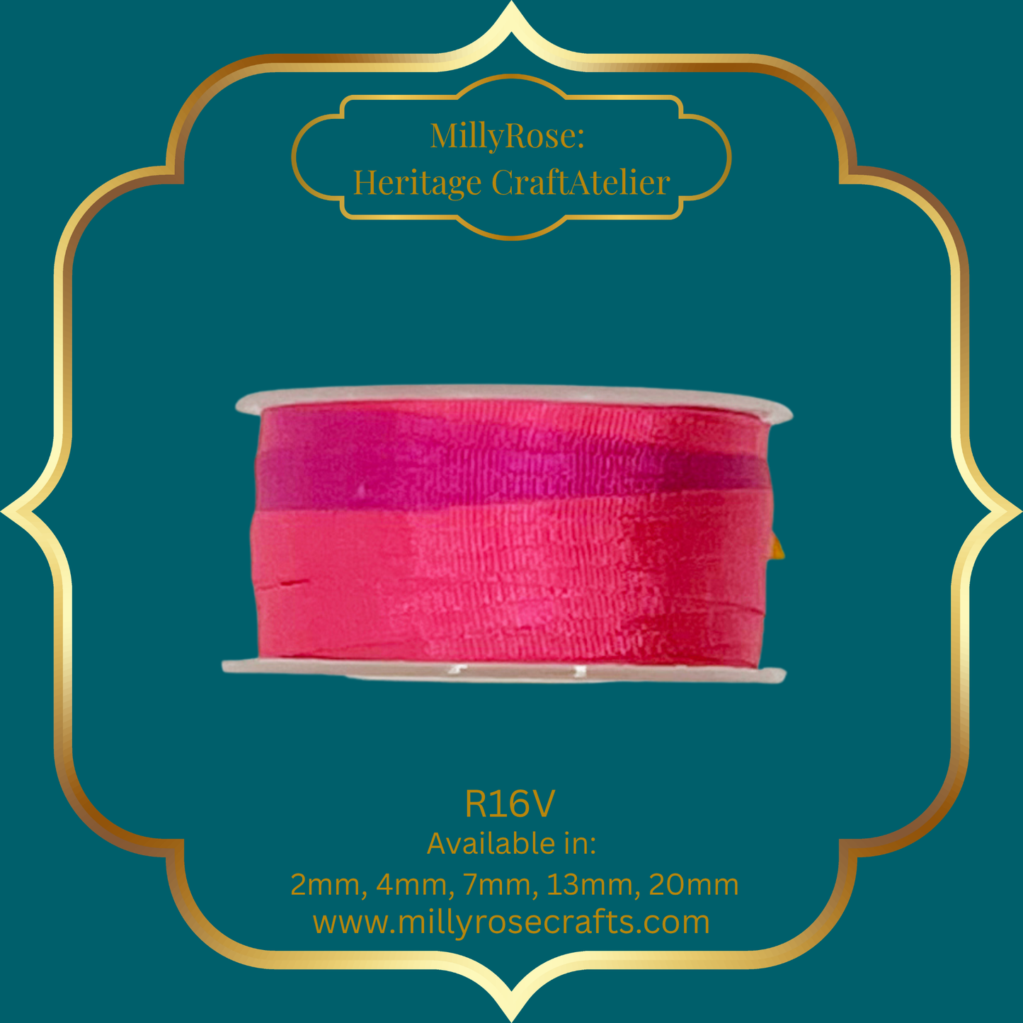 Hand-Dyed Style 100% Mulberry Silk Ribbon Variegated Artisan Collection 2mm,4mm,7mm,13mm,20mm width