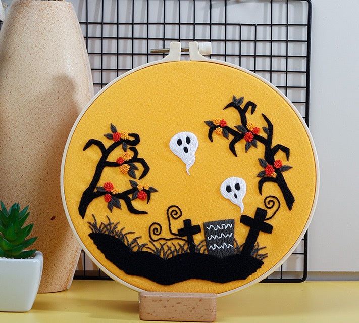 Halloween Embroidery Kit For Beginners