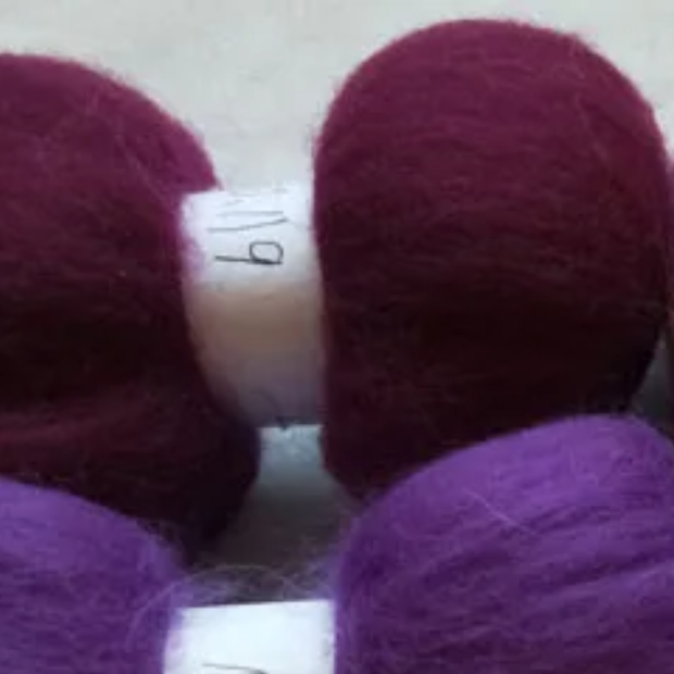 Purple Tones 70s Australian Merino wool for needle felting