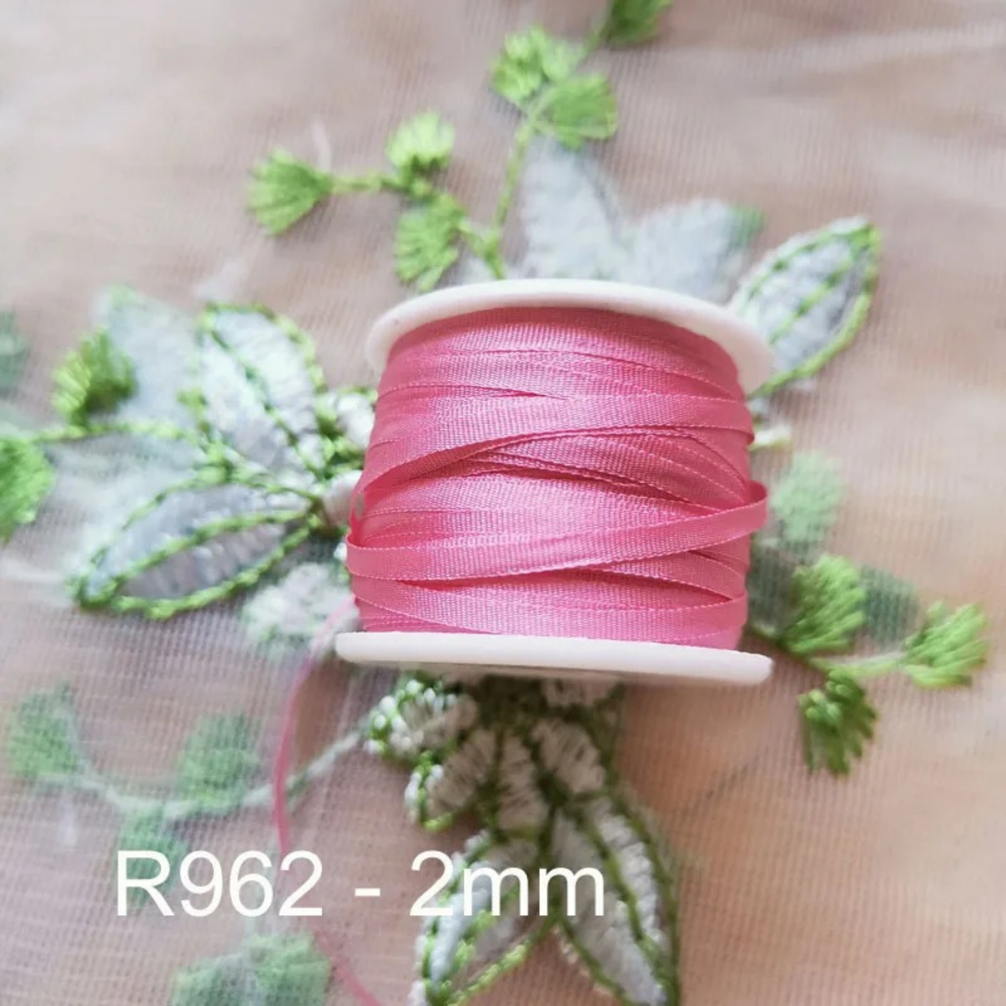 2mm Mulberry Silk Ribbon Natural Pure 100% Silk Ribbons 4mm 7mm 13mm 20mm Silk Ribbon Embroidery Cross Stitch 91 Colours