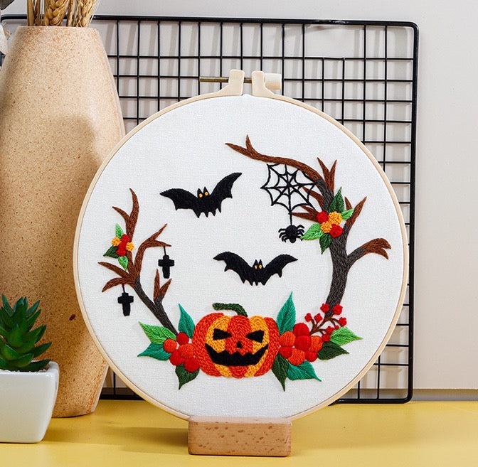 Halloween Embroidery Kit For Beginners