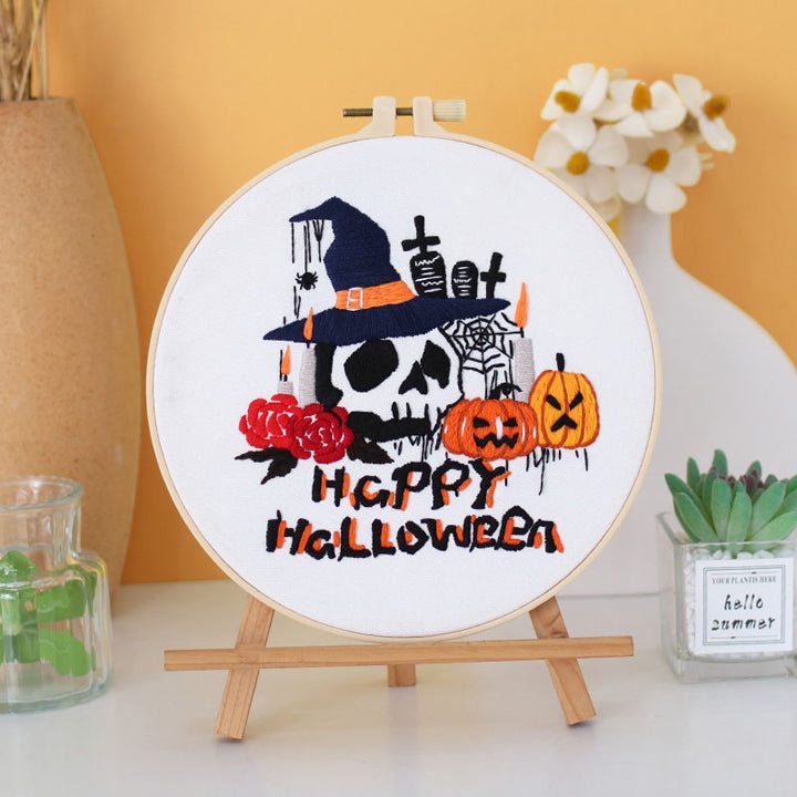 Complete Halloween Embroidery Kit