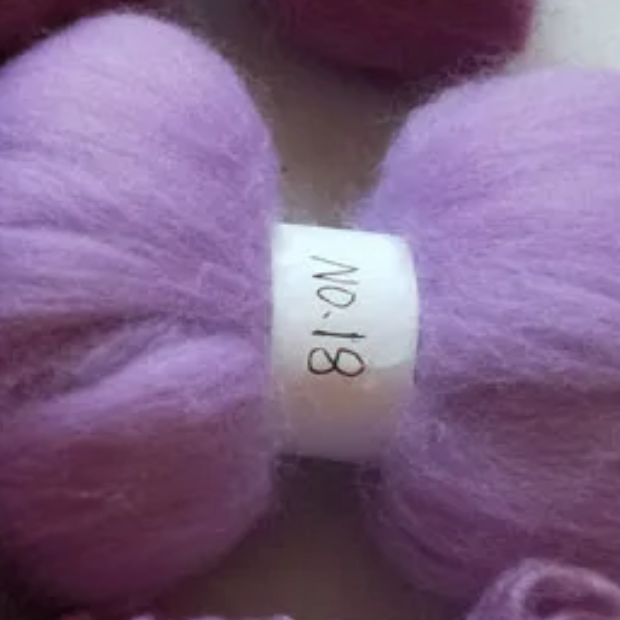 Purple Tones 70s Australian Merino wool for needle felting