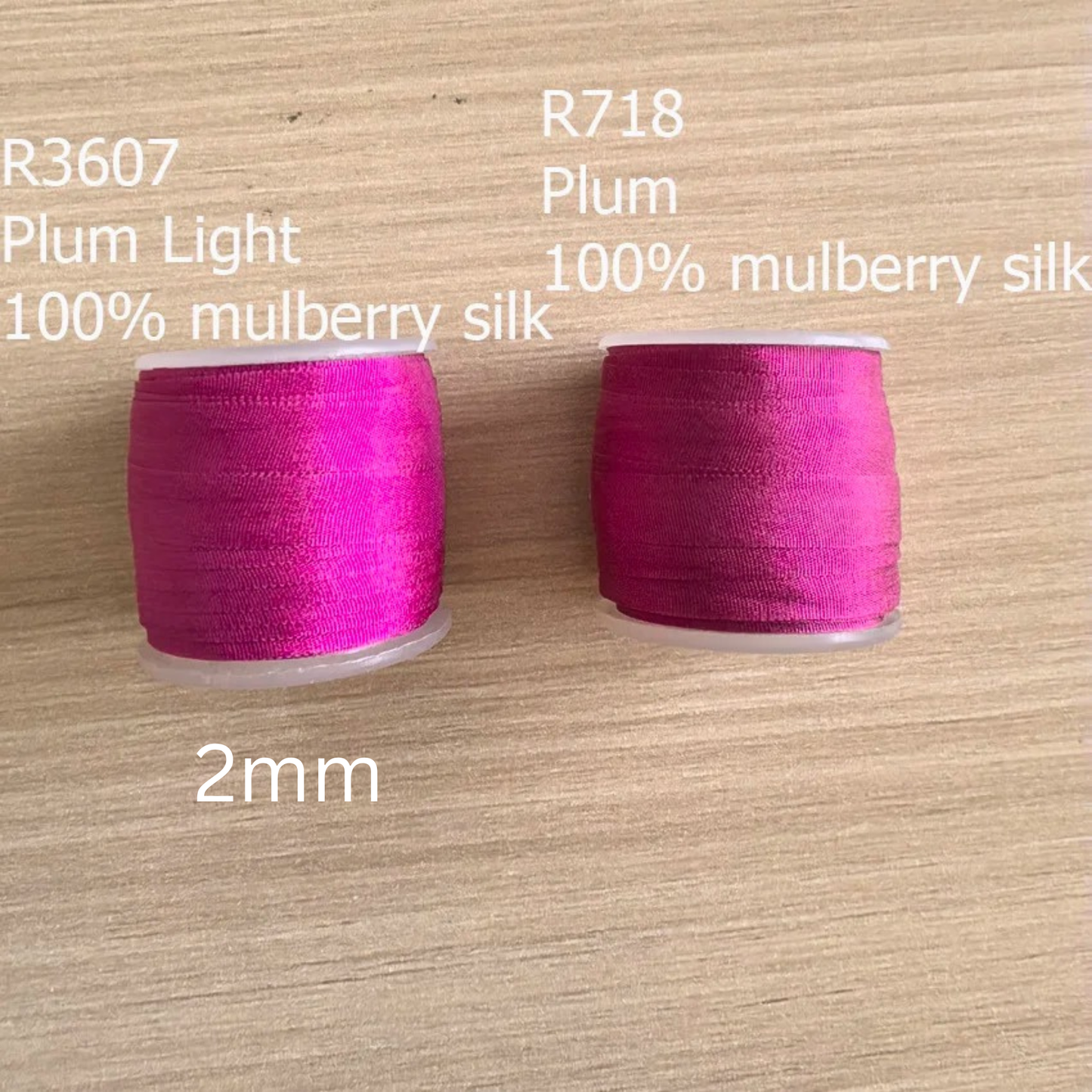 2mm Mulberry Silk Ribbon Natural Pure 100% Silk Ribbons 4mm 7mm 13mm 20mm Silk Ribbon Embroidery Cross Stitch 91 Colours