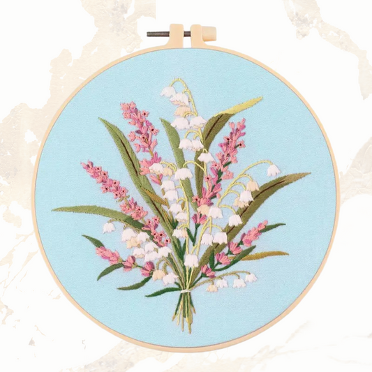 Flower Embroidery Kits Beginner Friendly Embroidery Starter Kits Adults DIY Thread Painting Handmade Crafts Embroidery kit Embroidery Kits
