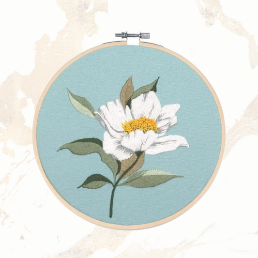 Thread Painting Embroidery Kits Flower Beginner Friendly Embroidery Starter Kits Adults DIY Thread Painting Handmade Crafts Embroidery kit Embroidery Kits