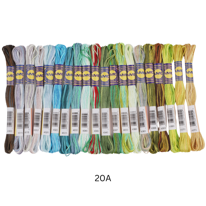 Variegated Embroidery Thread Egyptian Cotton Skeins