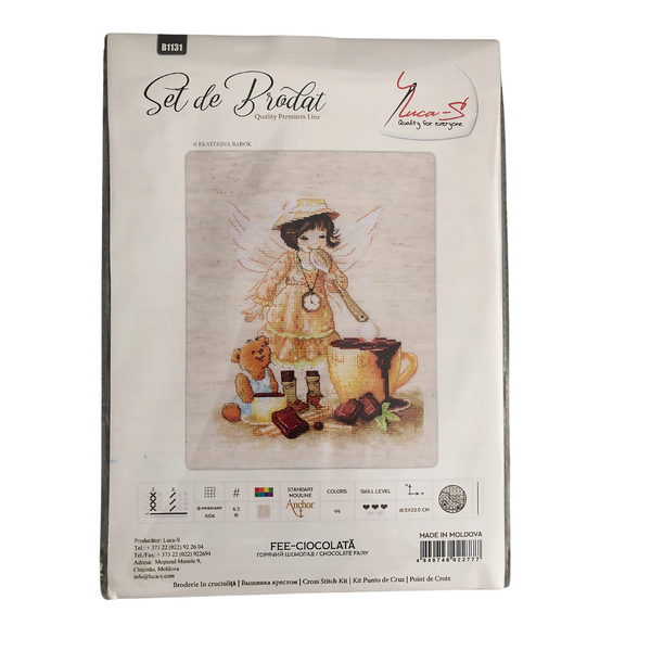 Luca-S Chocolate Fairy Counted Cross Stitch Kit&nbsp;