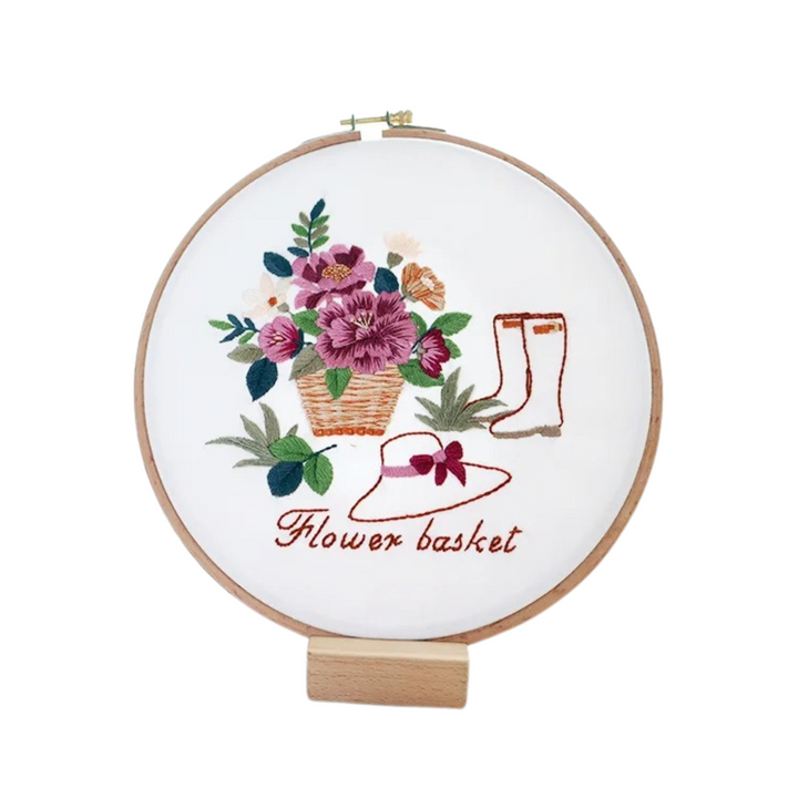 Flower Embroidery Kits 