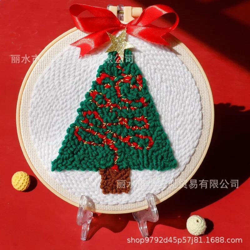 Christmas Punch Needle Kit 