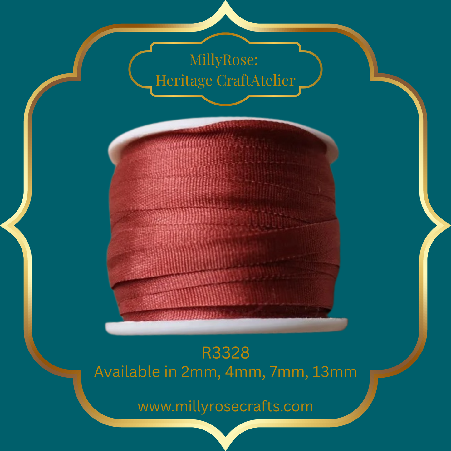 Premium 100% Mulberry Silk Ribbon  Artisan Single Color Collection 2mm,4mm,7mm,13mm,20mm widths