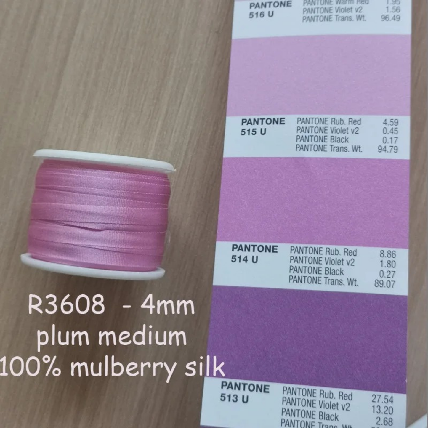 4mm Mulberry Silk Ribbon Natural Pure 100% Silk Ribbons 2mm 7mm 13mm 20mm Silk Ribbon Embroidery Cross Stitch 91 Colours