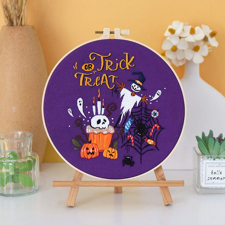 Complete Halloween Embroidery Kit