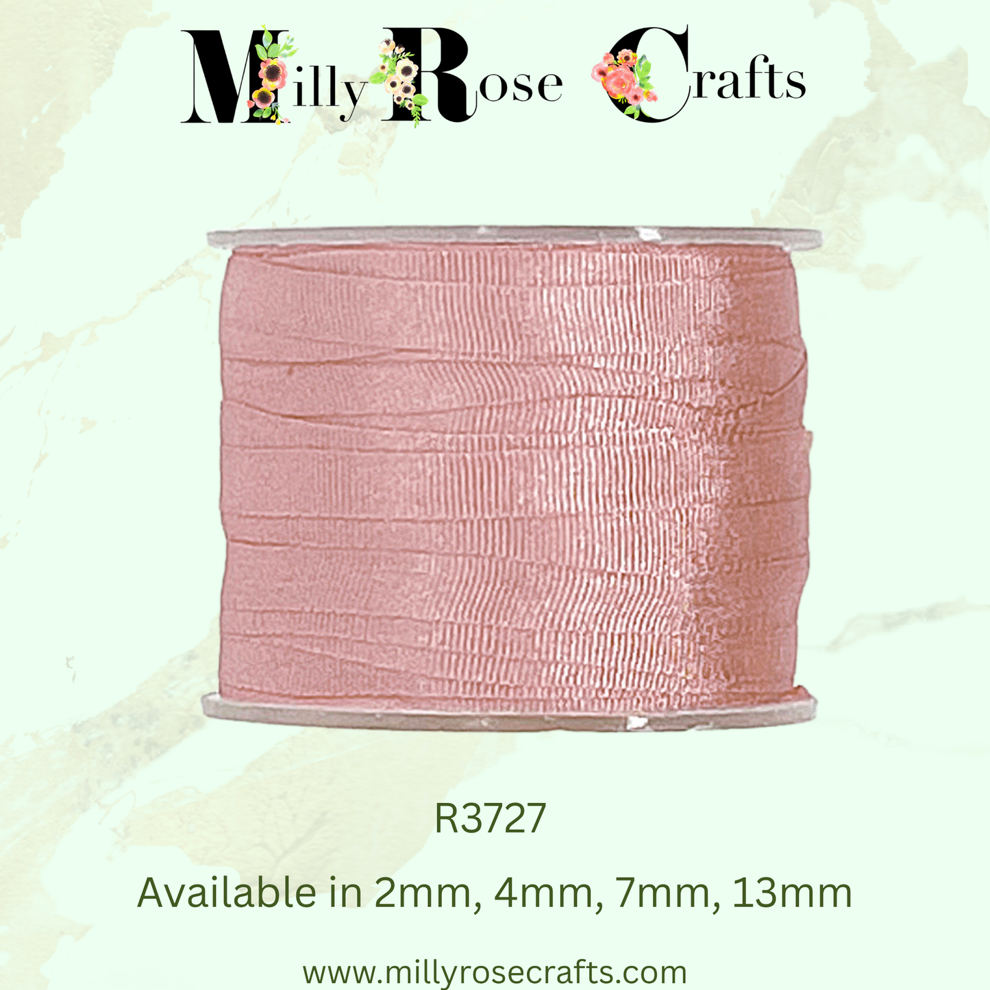 Premium 100% Mulberry Silk Ribbon  Artisan Single Color Collection 2mm,4mm,7mm,13mm,20mm widths