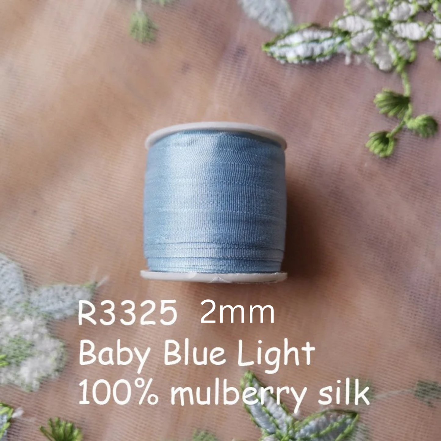 2mm Mulberry Silk Ribbon Natural Pure 100% Silk Ribbons 4mm 7mm 13mm 20mm Silk Ribbon Embroidery Cross Stitch 91 Colours