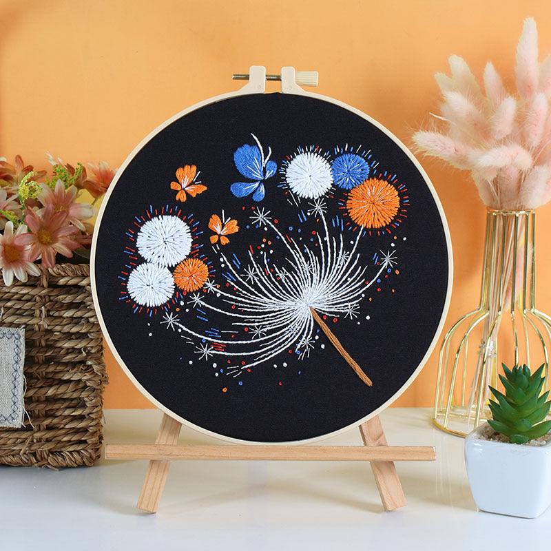 Firework and Butterflies Embroidery Kit