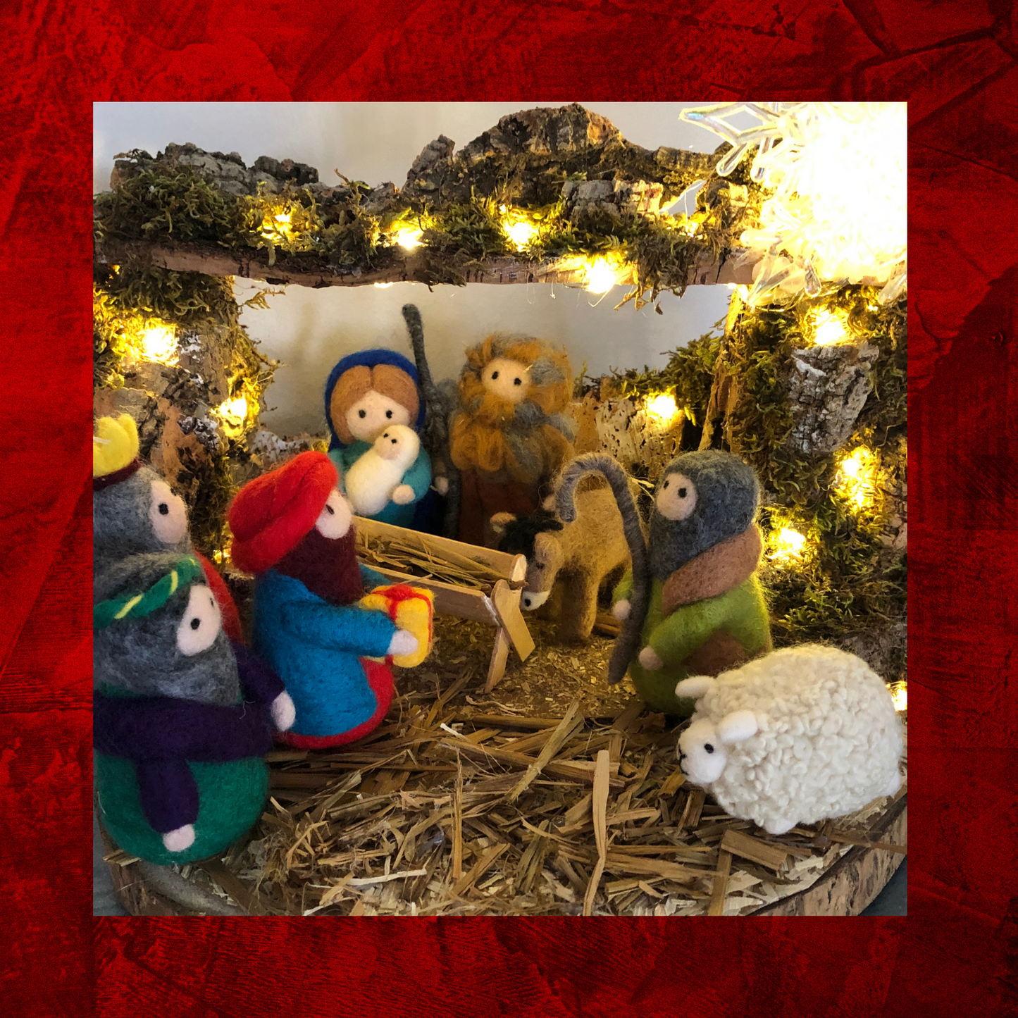 Nativity Needle Felting Kit, Christmas Needle felting Kit, Ideal Craft Gift Idea