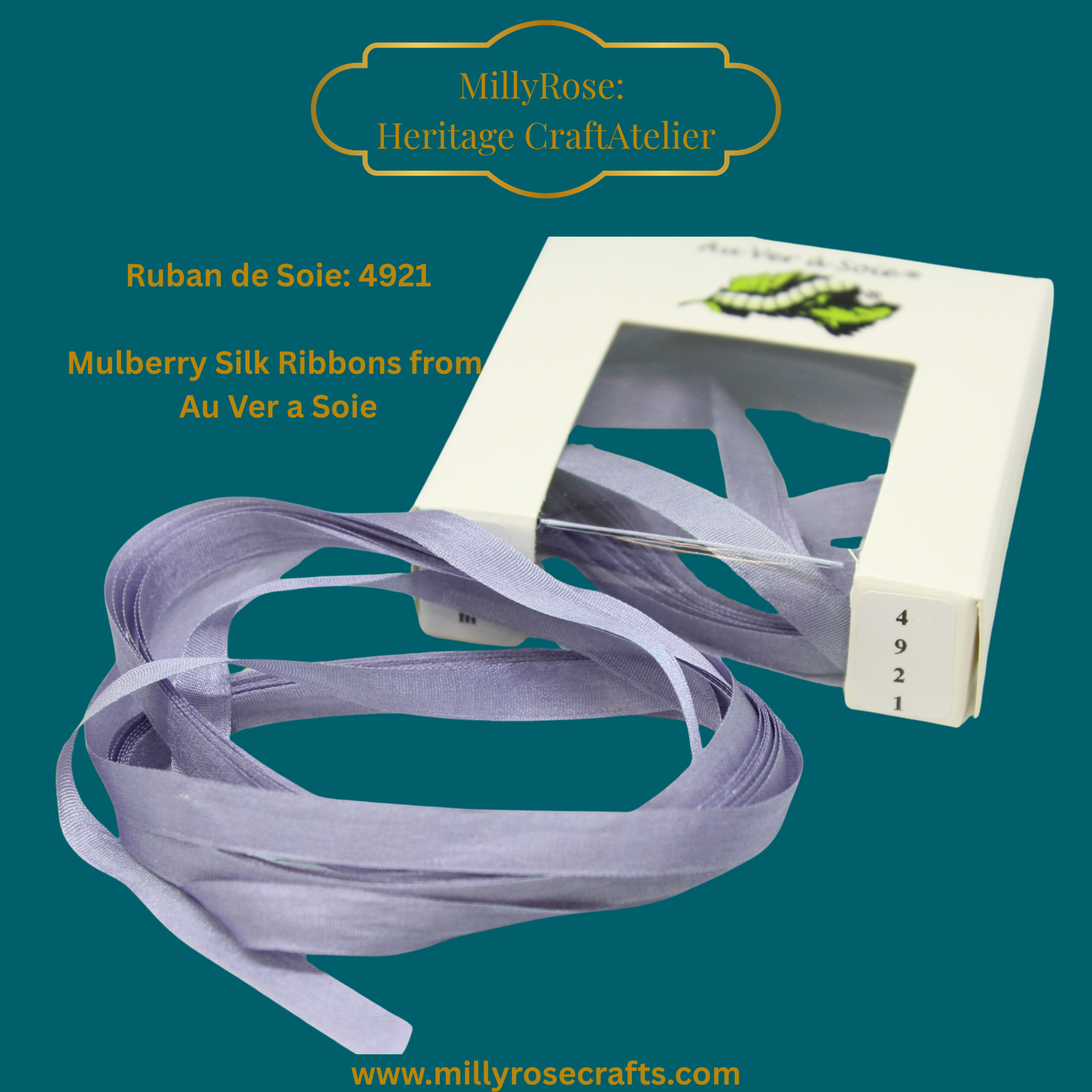 Au Ver à Soie 4mm 7mm mulberry silk 4921 official swatch