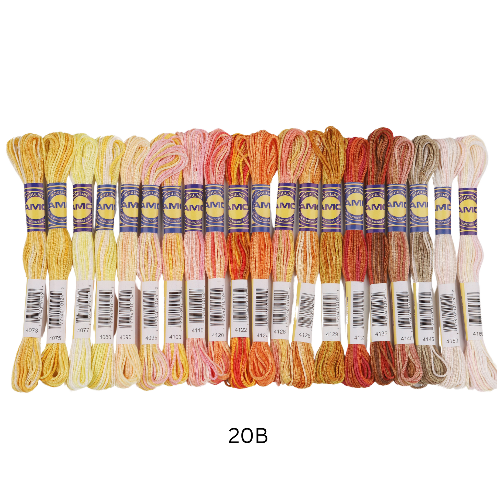 Variegated Embroidery Thread Egyptian Cotton Skeins