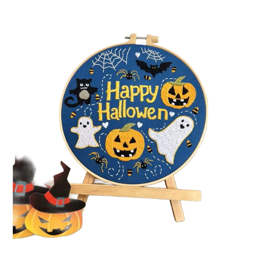 Halloween embroidery kit suitable for beginners