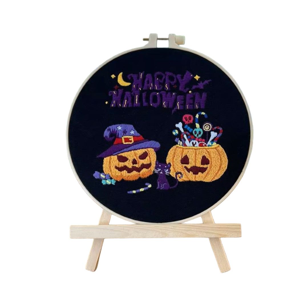 Halloween embroidery kit suitable for beginners