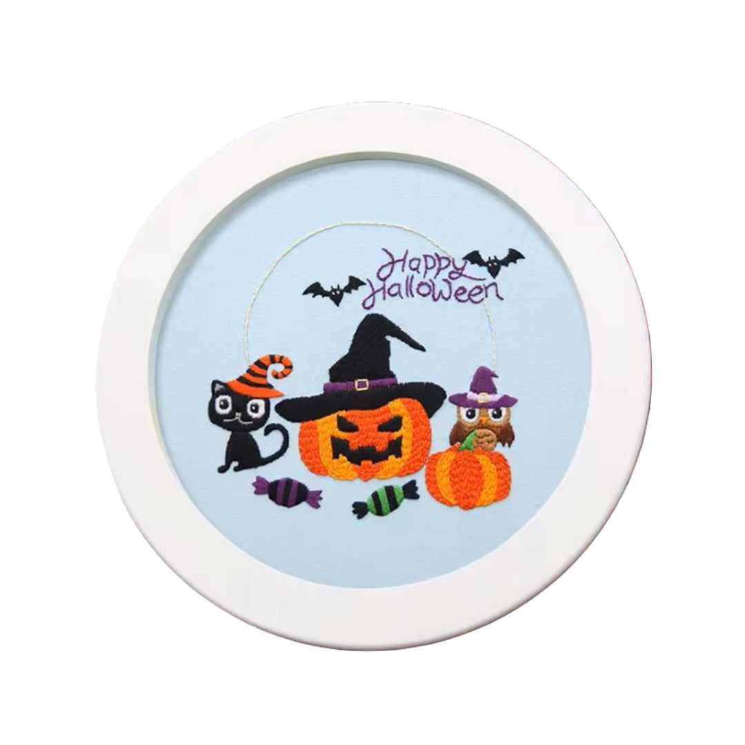 Halloween embroidery kit suitable for beginners