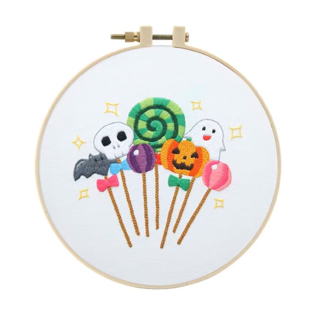 Halloween embroidery kit suitable for beginners