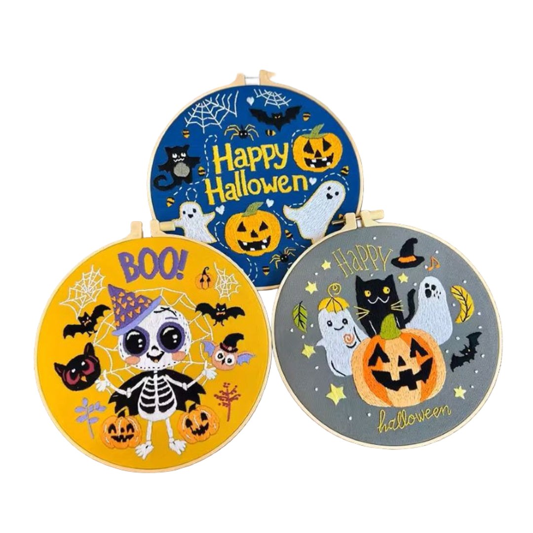 Halloween embroidery kit suitable for beginners