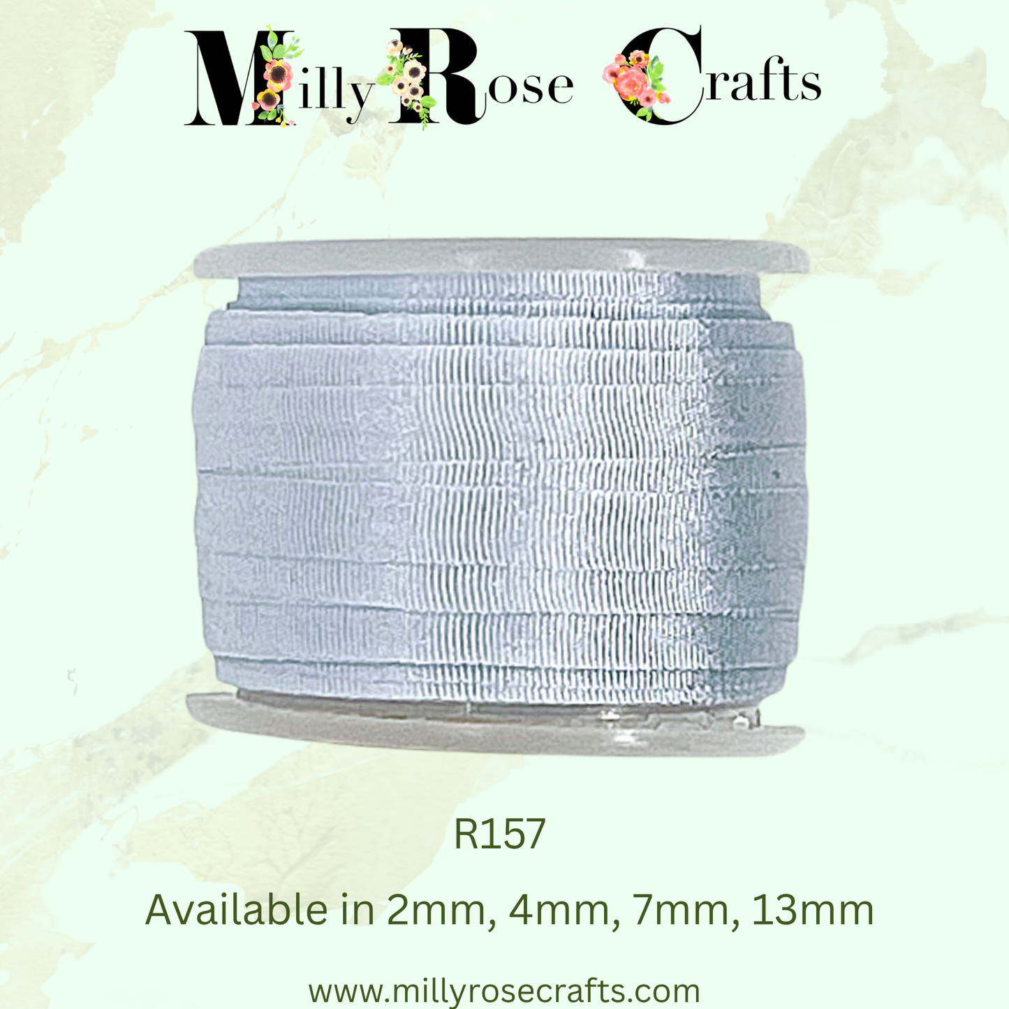 Premium 100% Mulberry Silk Ribbon  Artisan Single Color Collection 2mm,4mm,7mm,13mm,20mm widths