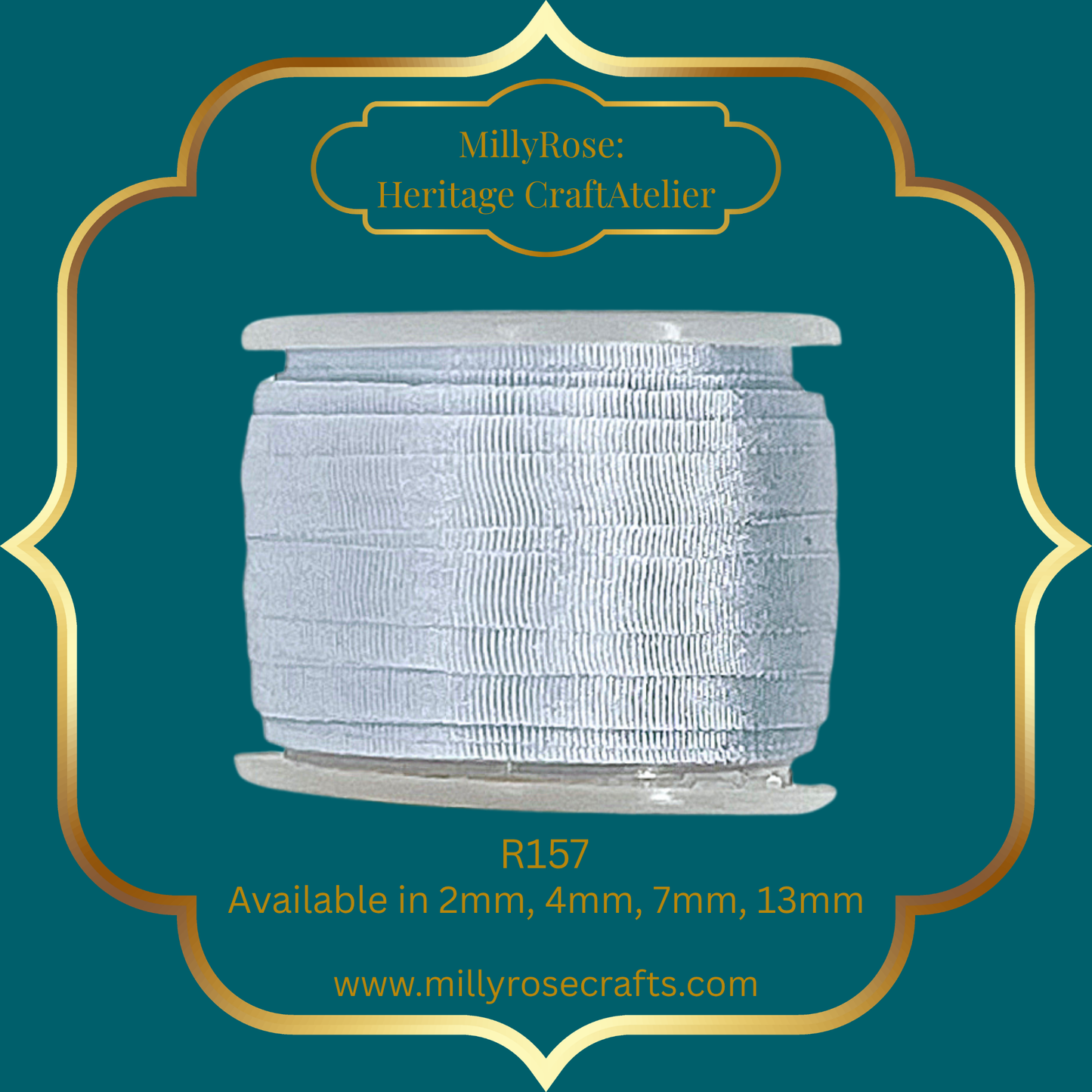 Premium 100% Mulberry Silk Ribbon  Artisan Single Color Collection 2mm,4mm,7mm,13mm,20mm widths