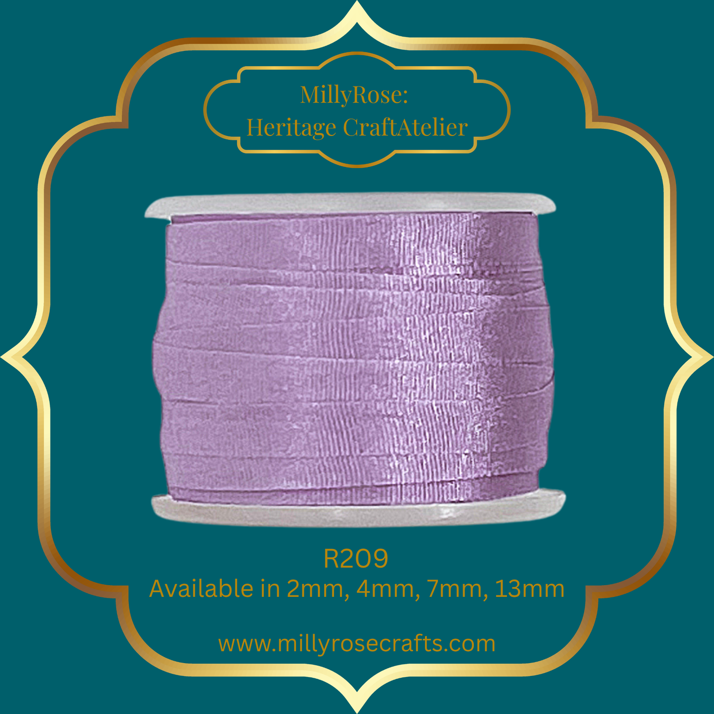 Premium 100% Mulberry Silk Ribbon  Artisan Single Color Collection 2mm,4mm,7mm,13mm,20mm widths