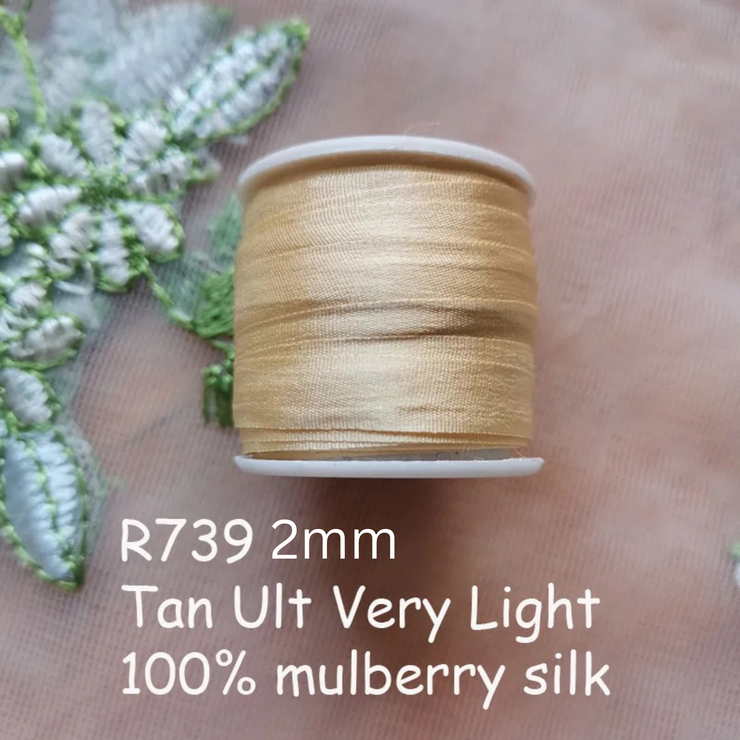 2mm Mulberry Silk Ribbon Natural Pure 100% Silk Ribbons 4mm 7mm 13mm 20mm Silk Ribbon Embroidery Cross Stitch 91 Colours