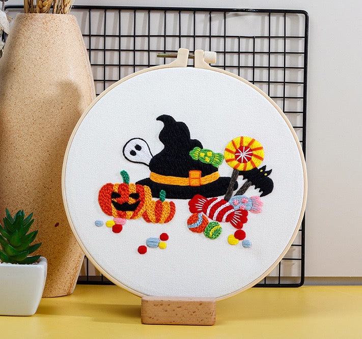 Halloween Embroidery Kit For Beginners