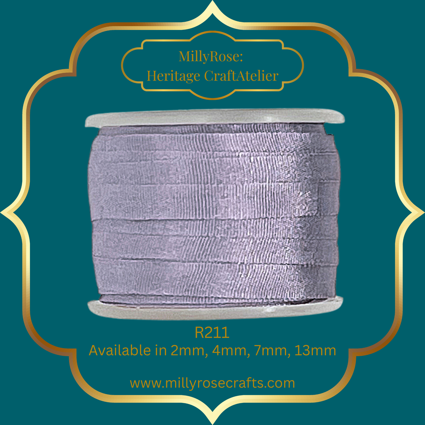 Premium 100% Mulberry Silk Ribbon  Artisan Single Color Collection 2mm,4mm,7mm,13mm,20mm widths
