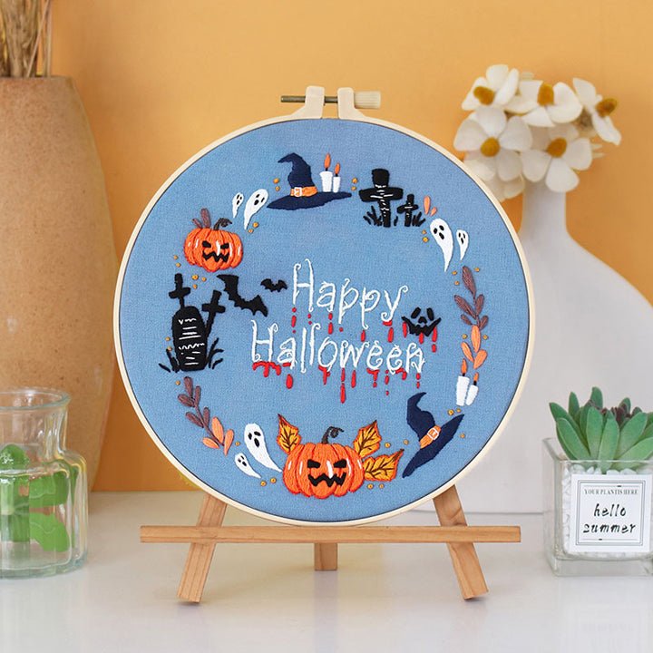 Complete Halloween Embroidery Kit