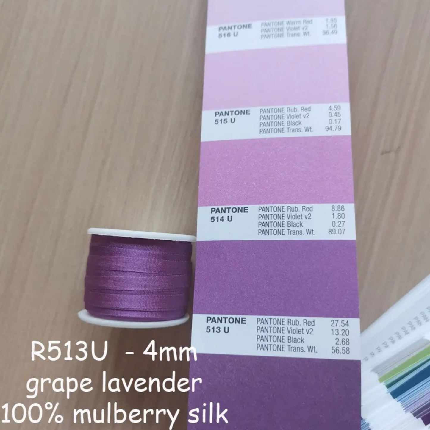 4mm Mulberry Silk Ribbon Natural Pure 100% Silk Ribbons 2mm 7mm 13mm 20mm Silk Ribbon Embroidery Cross Stitch 91 Colours