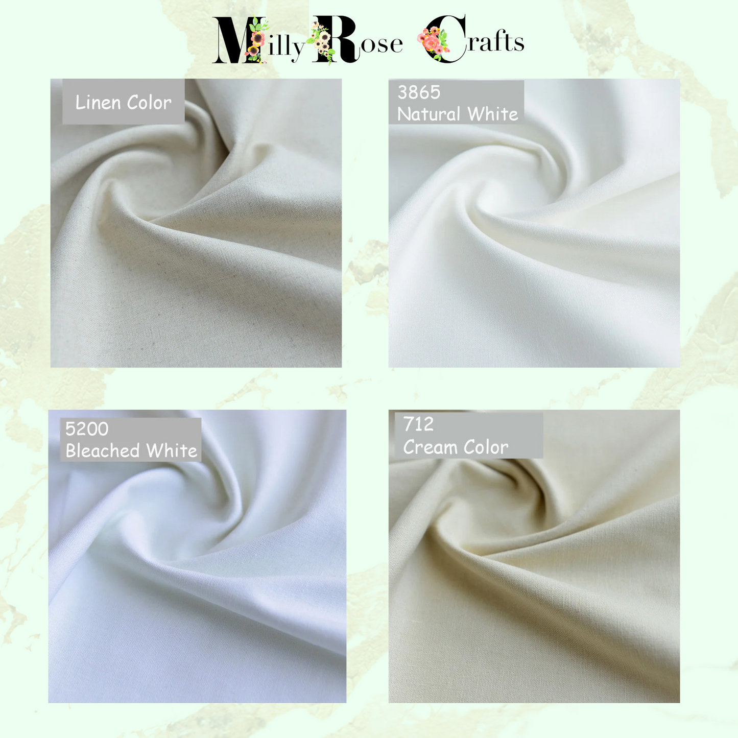 Plain Weave Linen Cotton Blend Embroidery Fabric Cloth for Floss Ribbons Embroidery Cloth Bag Pillow Case Needlework Fabric Crafts Embroidery Cloth