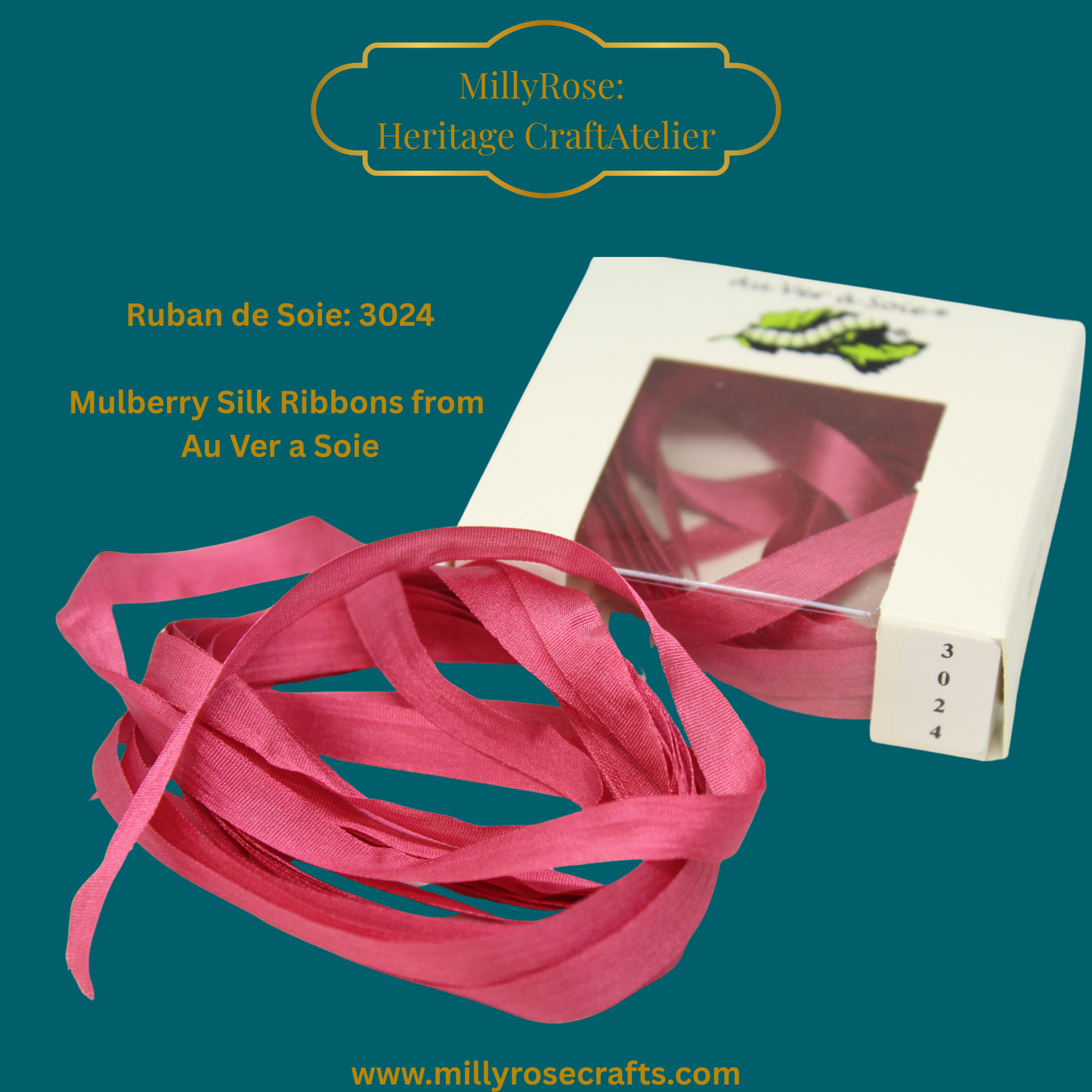 Au Ver à Soie 4mm 7mm mulberry silk 3024  official swatch