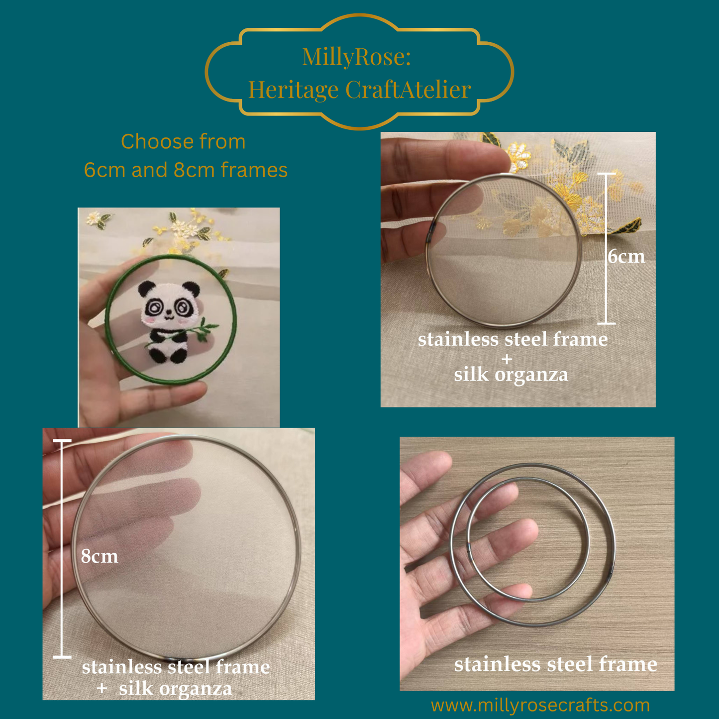 The Little Panda – Artisan Su Xiu Silk Embroidery Charm Kit