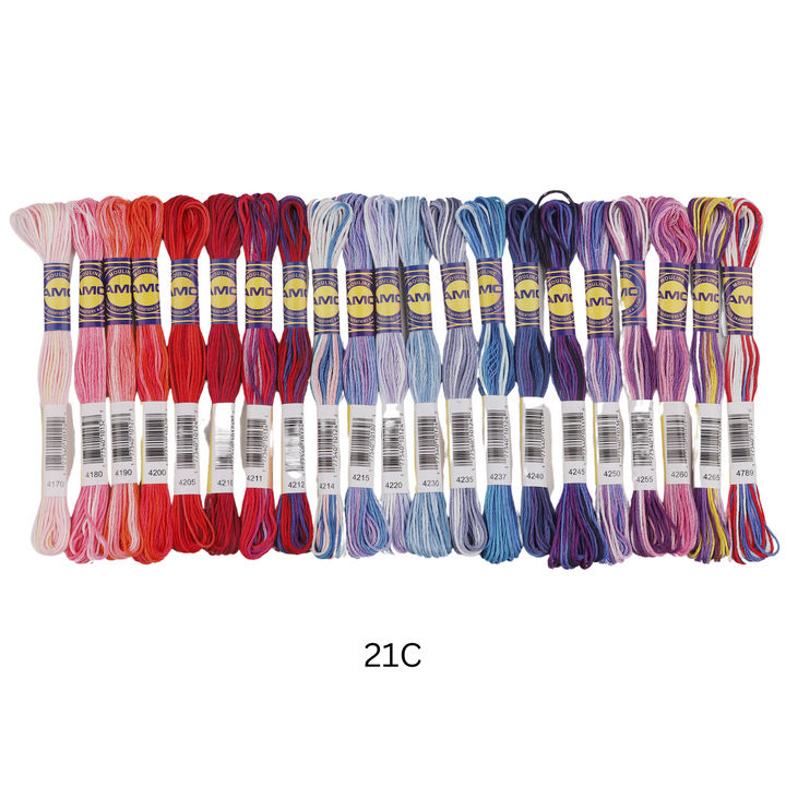 Variegated Embroidery Thread Egyptian Cotton Skeins