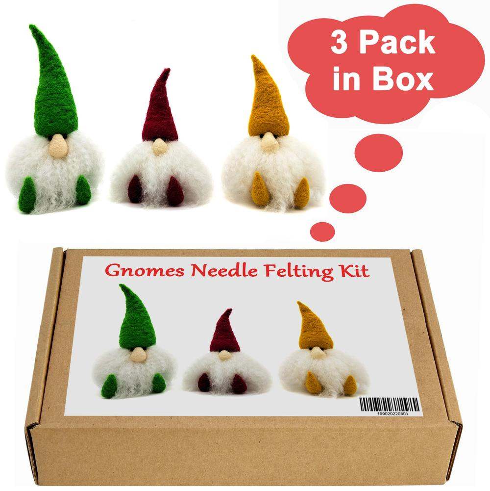 3 Gnomes Needle Felting Kit