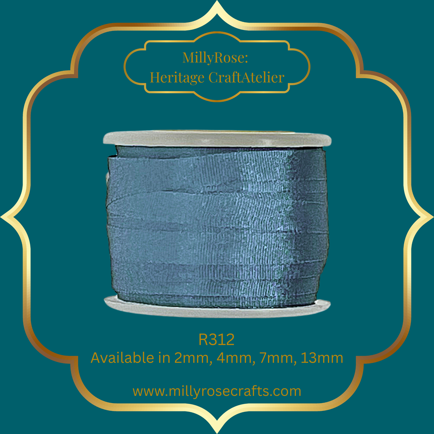 Premium 100% Mulberry Silk Ribbon  Artisan Single Color Collection 2mm,4mm,7mm,13mm,20mm widths