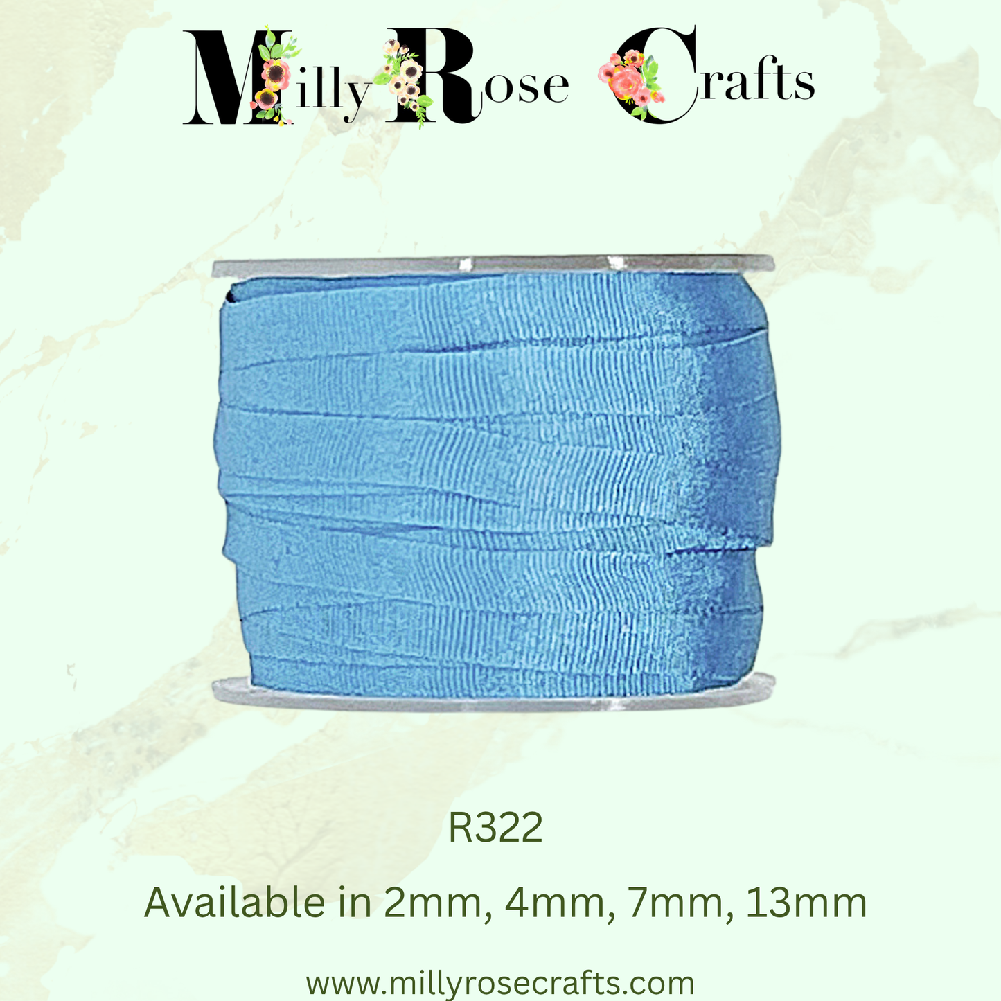 Premium 100% Mulberry Silk Ribbon  Artisan Single Color Collection 2mm,4mm,7mm,13mm,20mm widths